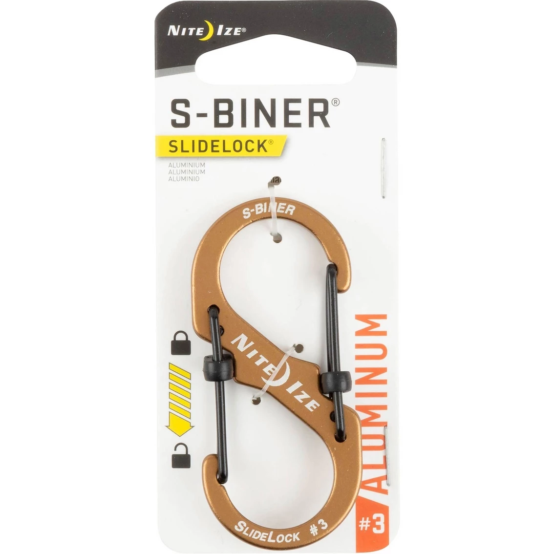 Best Sale 💯 Nite Ize S Biner Slidelock Aluminum #2 Coyote 🥰 4 Best Sale 💯 Nite Ize S Biner Slidelock Aluminum #2 Coyote 🥰 - Image 2