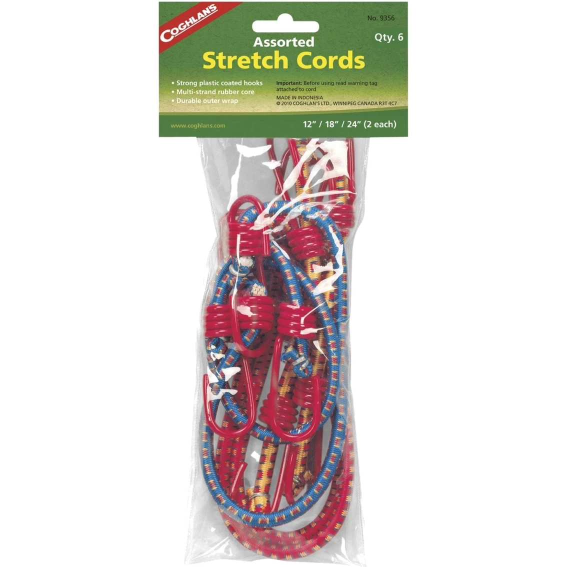 Best deal ๐งจ Coghlans Stretch Cords Assortment 6 Pk. ๐ 3 Best deal ๐งจ Coghlans Stretch Cords Assortment 6 Pk. ๐