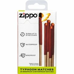 Wholesale 😍 Zippo Typhoon Matches 25 Pk. 😍