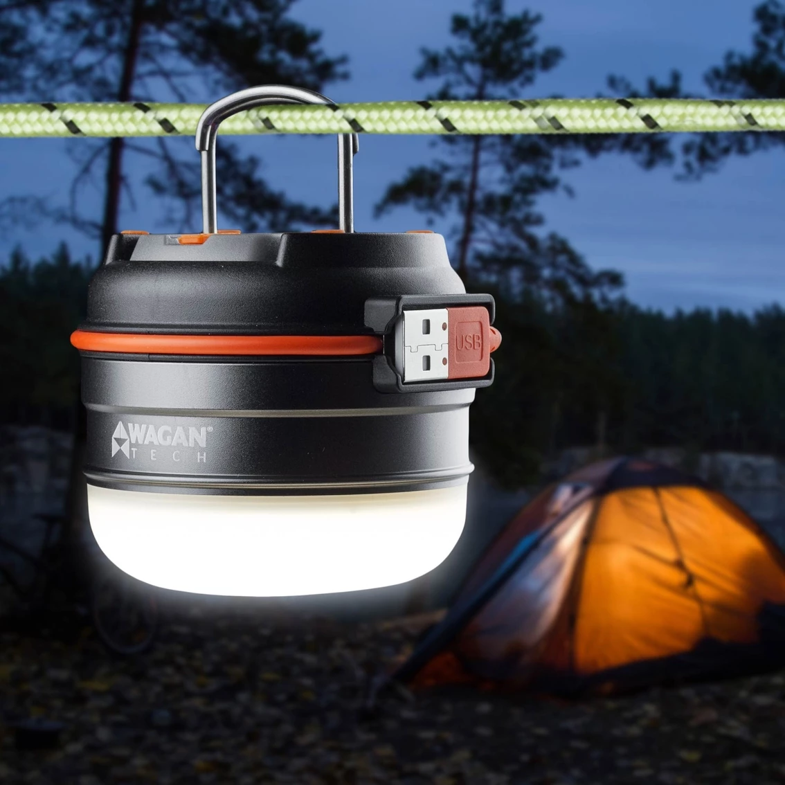 New ๐ Wagan Brite-Nite Dome USB Lantern ๐ 5 New ๐ Wagan Brite-Nite Dome USB Lantern ๐ - Image 3