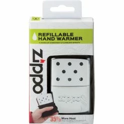 New 🎉 Zippo 6 Hour High Polish Chrome Refillable Hand Warmer 🎁