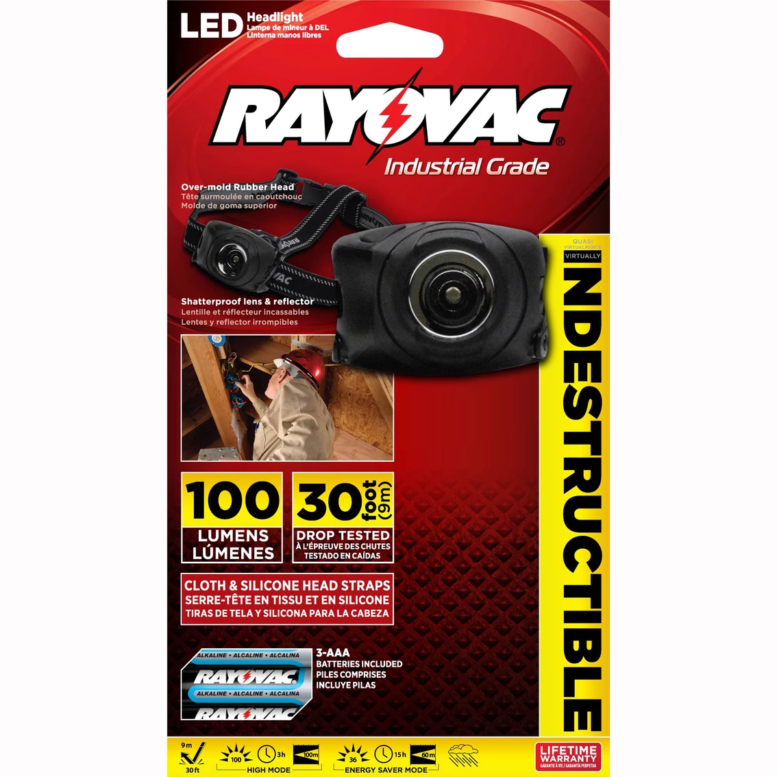 Hot Sale ๐คฉ Rayovac Virtually Indestructible 100 Lumen Headlight ๐ 3 Hot Sale ๐คฉ Rayovac Virtually Indestructible 100 Lumen Headlight ๐