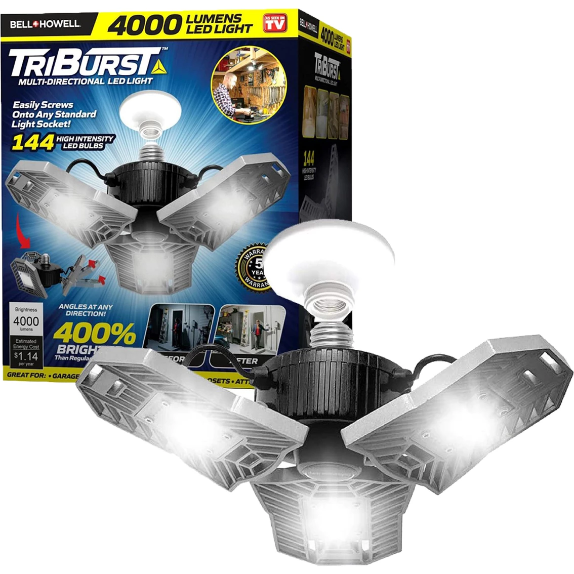 Cheapest โจ Bell & Howell TriBurst Multi Directional LED Light ๐ 3 Cheapest โจ Bell & Howell TriBurst Multi Directional LED Light ๐