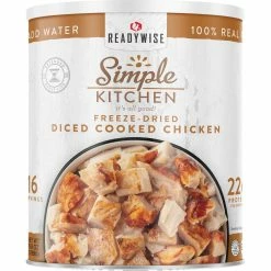 Hot Sale 🥰 ReadyWise Simple Kitchen Freeze-Dried Diced Cooked Chicken #10 Can, 16 Servings ⌛