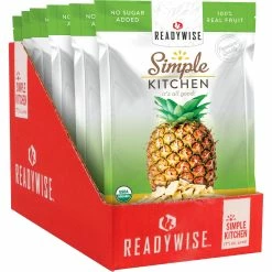 Best deal ✔️ ReadyWise Simple Kitchen Organic Freeze Dried Pineapple 6 Pk. 🤩