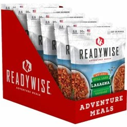 Buy ๐ฏ ReadyWise Emergency Food Cheesy Lasagna Outdoor Camping Meal 6 Pk. โ