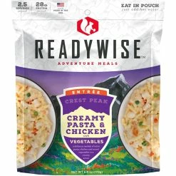 Coupon 🔔 ReadyWise Emergency Food Creamy Pasta With Chicken Outdoor Camping Meal 6 Pk. 🔥