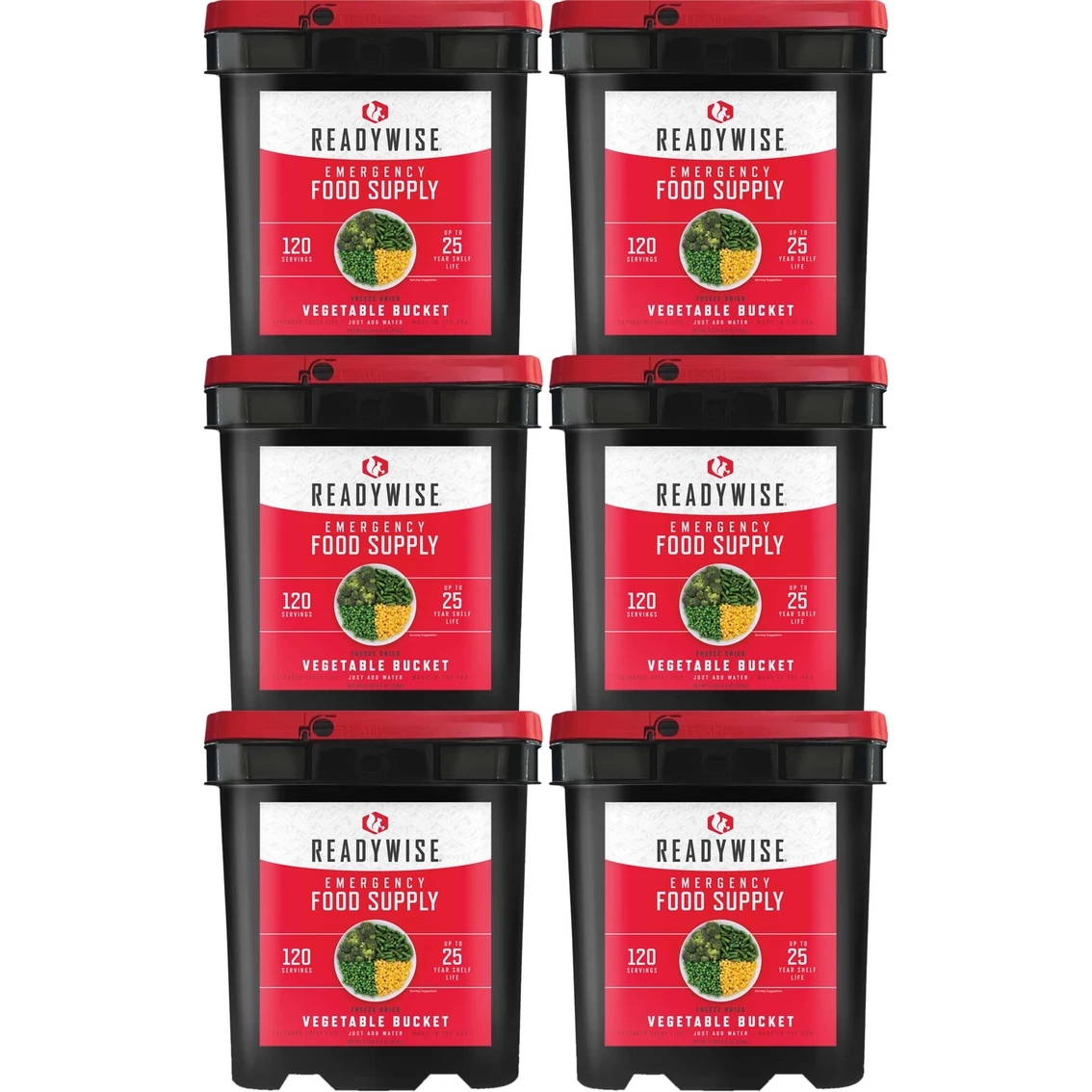 Wholesale ๐ ReadyWise Emergency Food Freeze Dried Vegetables Bucket 720 Servings ๐ฅฐ 3 Wholesale ๐ ReadyWise Emergency Food Freeze Dried Vegetables Bucket 720 Servings ๐ฅฐ