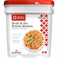 Coupon 💯 ReadyWise American Red Cross 60 Serving Emergency Meal Food Supply Bucket ⭐