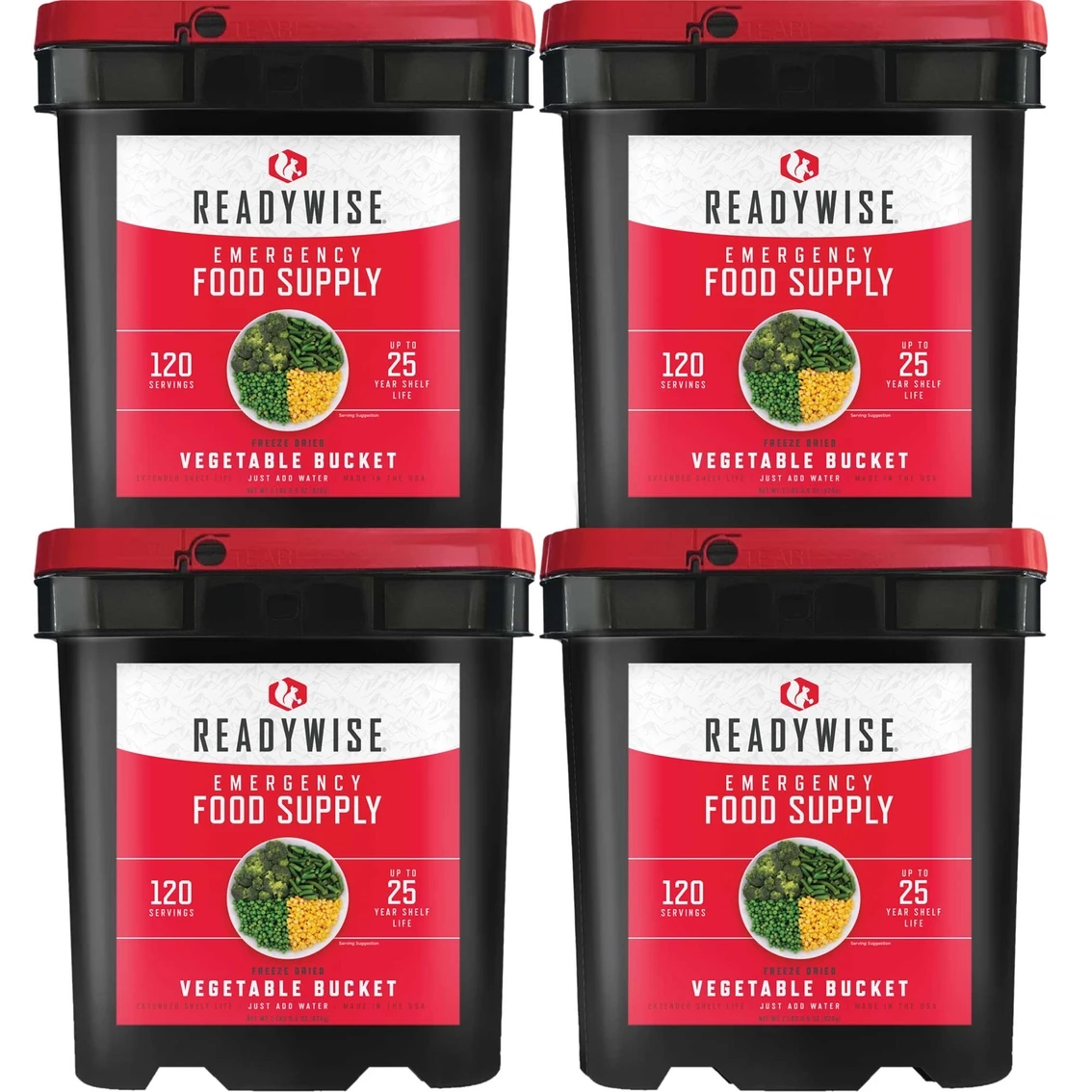 Hot Sale ✨ ReadyWise Emergency Food Freeze Dried Vegetables Bucket 480 Servings ❤️ 3 Hot Sale ✨ ReadyWise Emergency Food Freeze Dried Vegetables Bucket 480 Servings ❤️