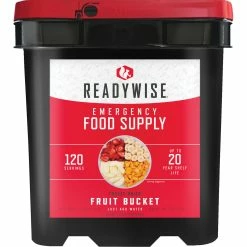 Coupon ⭐ ReadyWise Emergency Food Freeze Dried Fruit Bucket 120 Servings 🎁