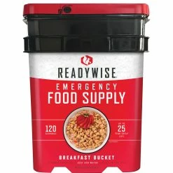 Budget 👍 ReadyWise Emergency Food Grab And Go Breakfast Assortment 120 Servings ✔️