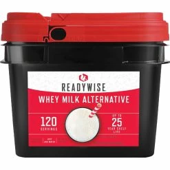 Brand new ✔️ ReadyWise Emergency Food Long Term Dry Powdered Whey Milk 120 Servings 🧨