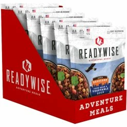 Brand new 🎁 ReadyWise Emergency Food Basecamp Four Bean And Vegetable Soup Pouches 6 Pk. ❤️