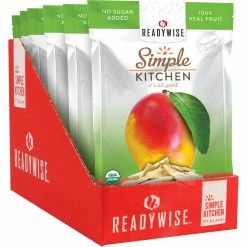Buy ❤️ ReadyWise Simple Kitchen Organic Freeze Dried Mango 6 Pk. ⌛