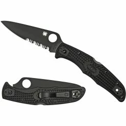 Buy 🎉 Spyderco C10PSBBK Endura 4 Lightweight Black Blade Folding Knife 🔥