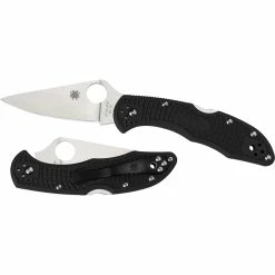Cheap ⭐ Spyderco C11FPBK Delica 4 Lightweight Black Blade Folding Knife ✨