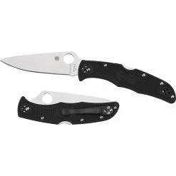 Hot Sale 🎁 Spyderco Endura 4 Lightweight Flat Ground PlainEdge Folding Knife ⌛