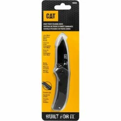 New ๐ CAT 980008 6 In. Drop Point Folding Knife ๐