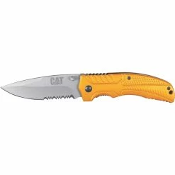 Coupon 🧨 CAT 980006 8 In. Drop Point Serrated Folding Knife ❤️ -Sports Outdoors Sales Shop unnamed file 403
