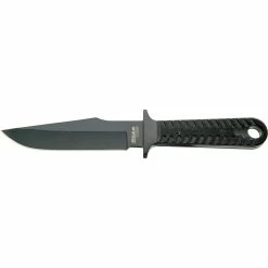 Best Sale ๐ Bear & Son Cutlery 108 Black Compact Bowie Knife With Ballistic Sheath ๐