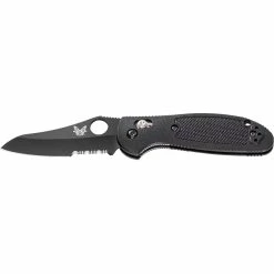 Best deal 🎁 Benchmade Mini-Griptilian Knife With Black Handles And Black Combo Edge Blade 🤩