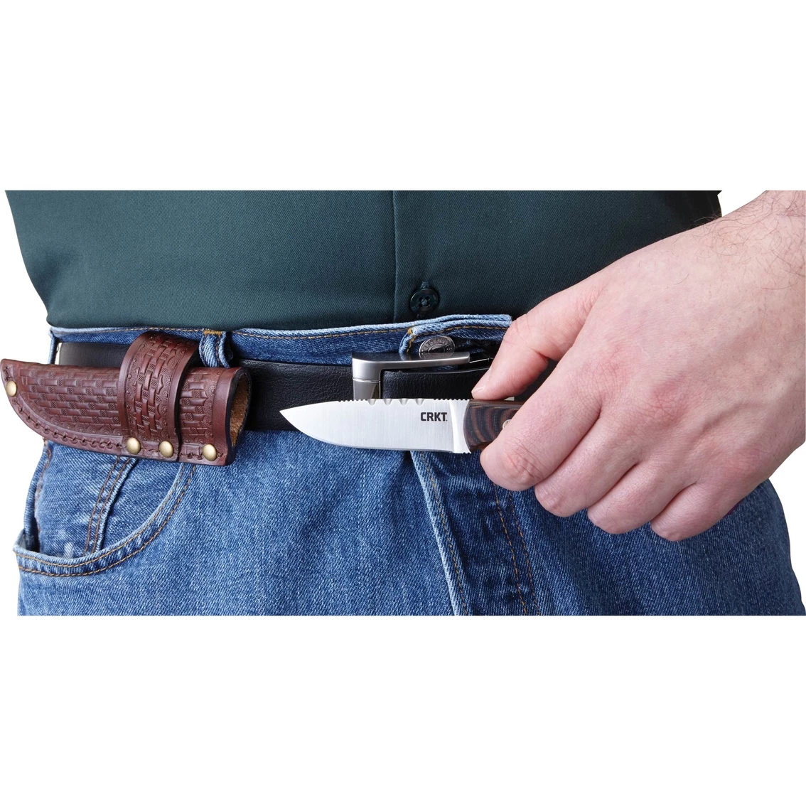 Brand new ๐ฅ Columbia River Knife & Tool Hunt'N Fisch Fixed Blade Knife, Leather Sheath ๐ 6 Brand new ๐ฅ Columbia River Knife & Tool Hunt'N Fisch Fixed Blade Knife, Leather Sheath ๐ - Image 4