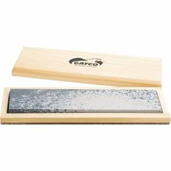 Promo ⌛ GATCO 8 In. 100% Natural Soft Arkansas Stone In Wood Storage Box 🔥