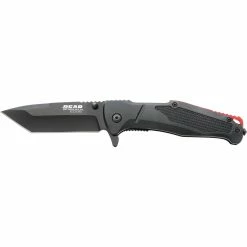 Best Sale ๐ Bear & Son Cutlery Bear Edge Pattern 121 Black And Red Assisted Sideliner Knife โญ