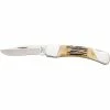 Discount 🛒 Bear & Son Cutlery Genuine India Stag Bone Clip Point Lockback Knife 🌟 -Sports Outdoors Sales Shop unnamed file 721